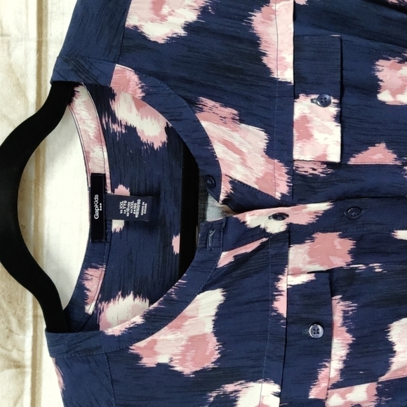 𝅺GAP Kids Big Girls Elysian Blue Dress Size XXL Elastic Waist and Pockets - Picture 1 of 11